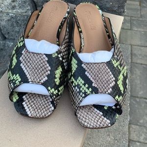 MADEWELL Erica peep toe mule